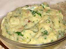 Aardappel-knoflookpuree