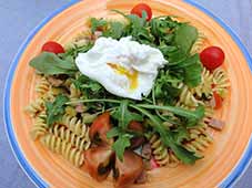 Fusilli-mortadella