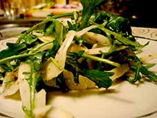 Rucola-peersalade