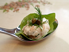 Amuse-met-geitenkaas